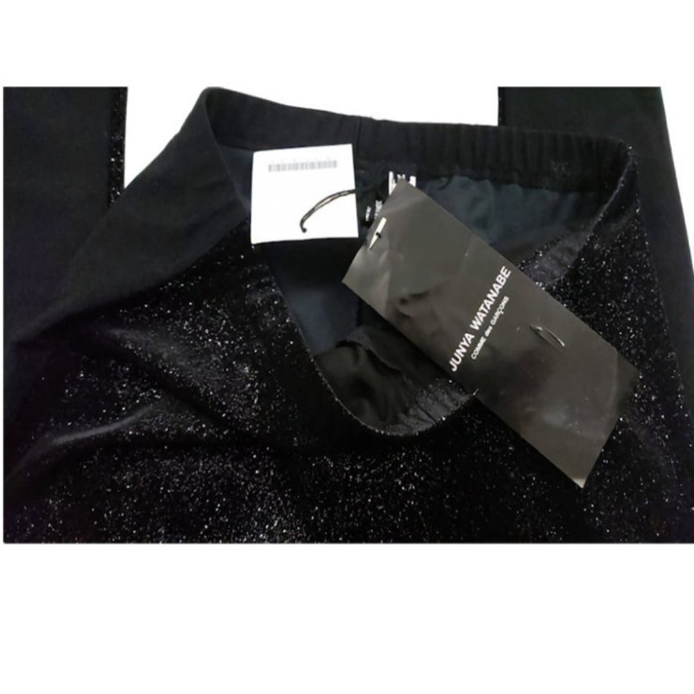 JUNYA WATANABE x COMME des GARCONS Black Glitter Leggings - Picture 5 of 6